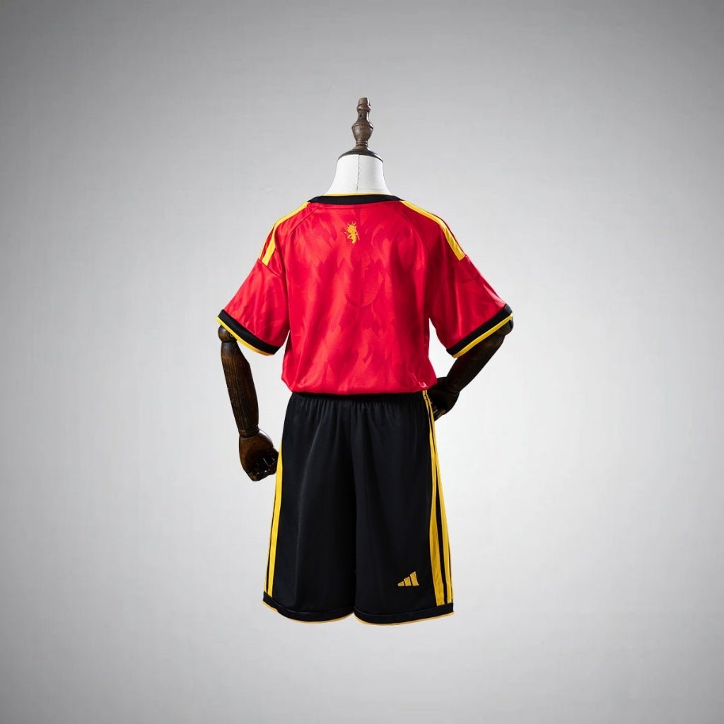 2026 Belgium Home Kids Size Kit from FootballPrestige.shop - Premium Concept kits