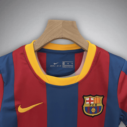 10/11 FC Barcelona Home Kids Size Kit