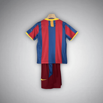 10/11 FC Barcelona Home Kids Size Kit