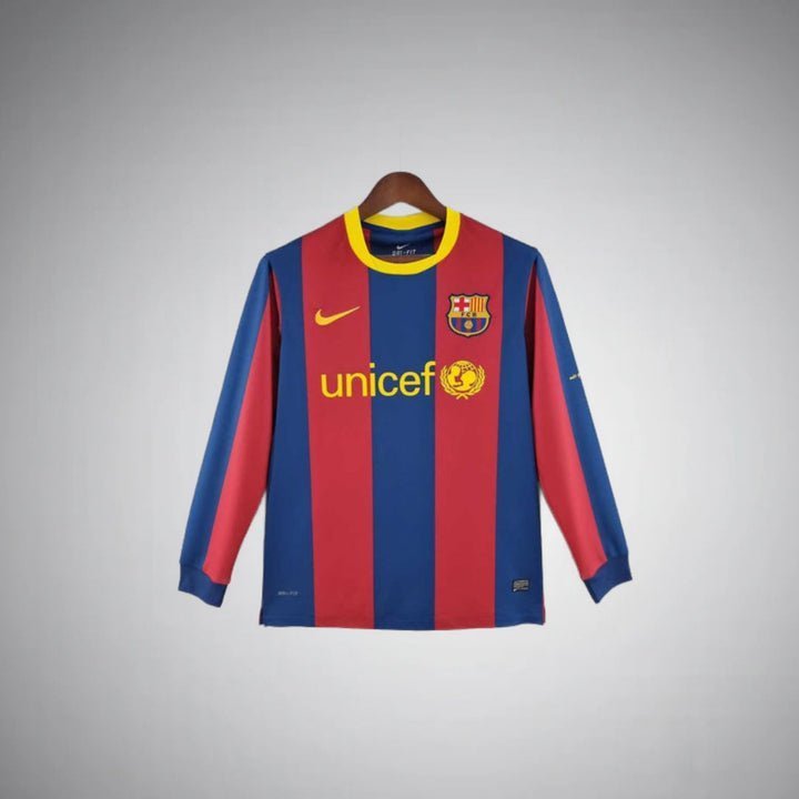 11/12 FC Barcelona Long Sleeve Home Kit