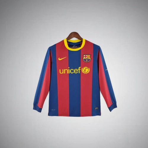 11/12 FC Barcelona Long Sleeve Home Kit