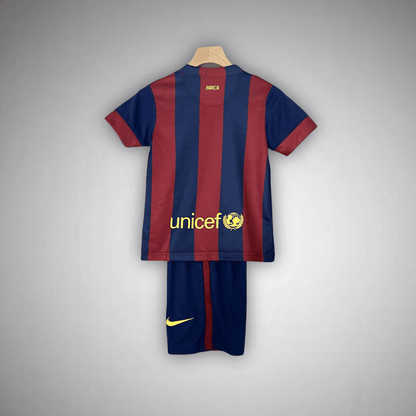 14/15 FC Barcelona Home Kids Size Kit
