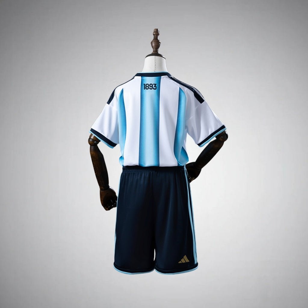 2026 Argentina Home Kids Size Kit from FootballPrestige.shop - Premium Concept kits