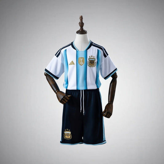 2026 Argentina Home Kids Size Kit from FootballPrestige.shop - Premium Concept kits