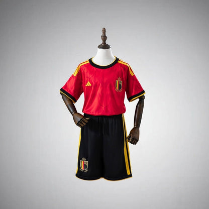 2026 Belgium Home Kids Size Kit from FootballPrestige.shop - Premium Concept kits