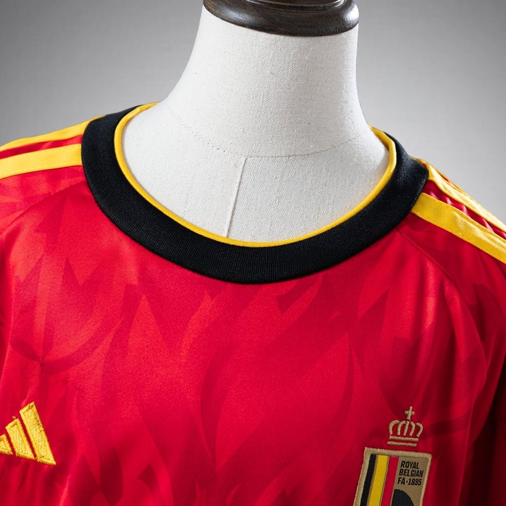 2026 Belgium Home Kids Size Kit from FootballPrestige.shop - Premium Concept kits
