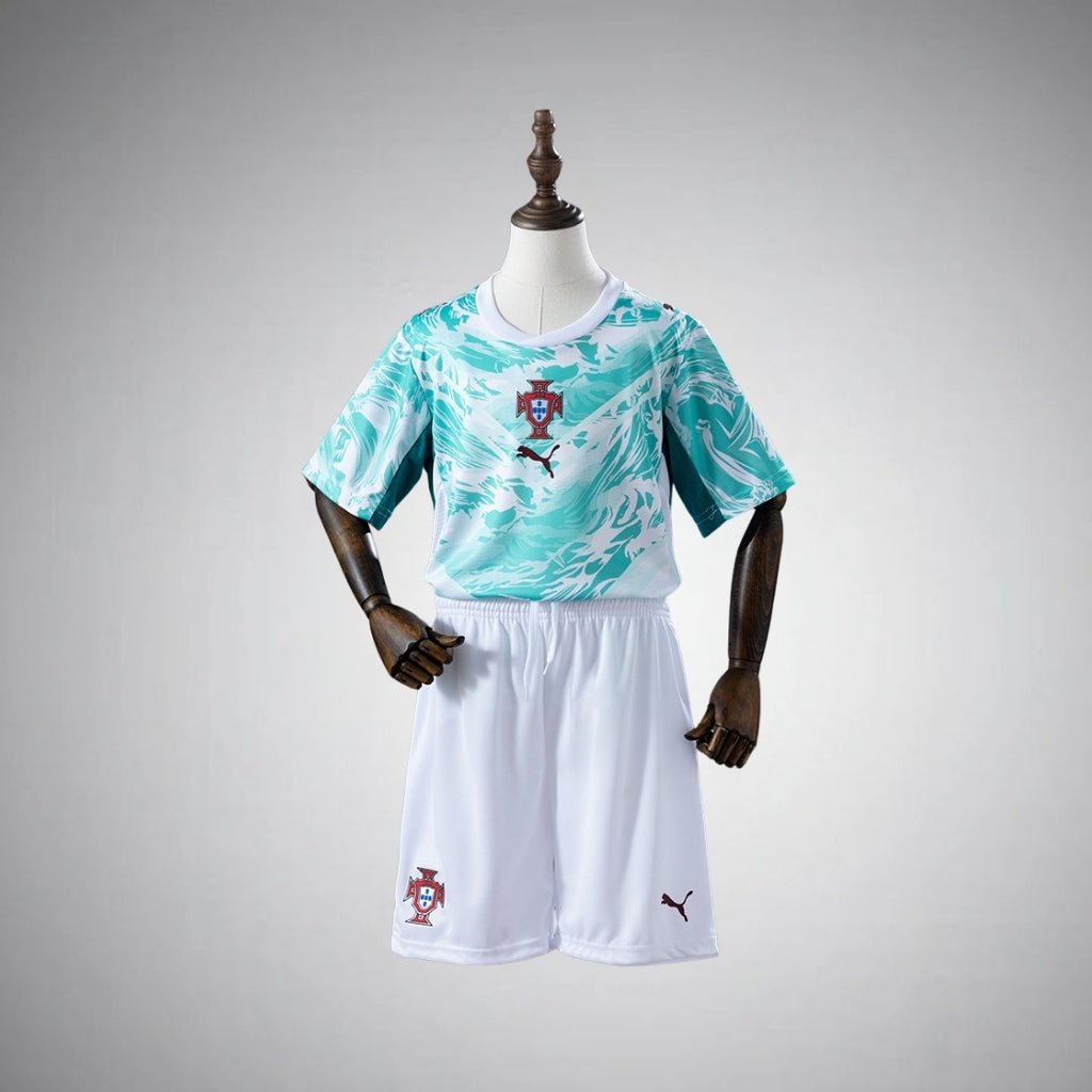2026 Portugal Away Kids Size Kit from FootballPrestige.shop - Premium Concept kits