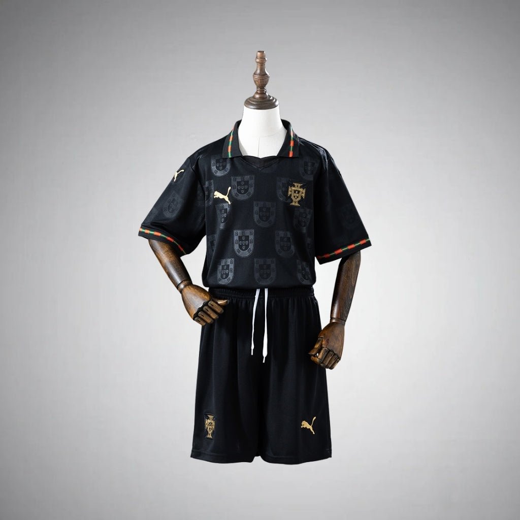 2026 Portugal "Black Panther" Kids Size Kit from FootballPrestige.shop - Premium Concept kits