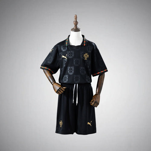 2026 Portugal "Black Panther" Kids Size Kit from FootballPrestige.shop - Premium Concept kits