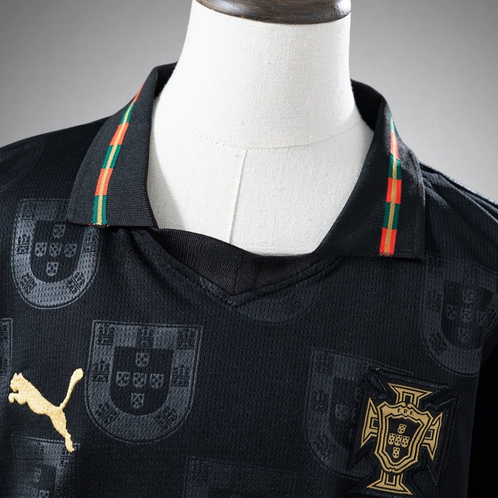 2026 Portugal "Black Panther" Kids Size Kit from FootballPrestige.shop - Premium Concept kits