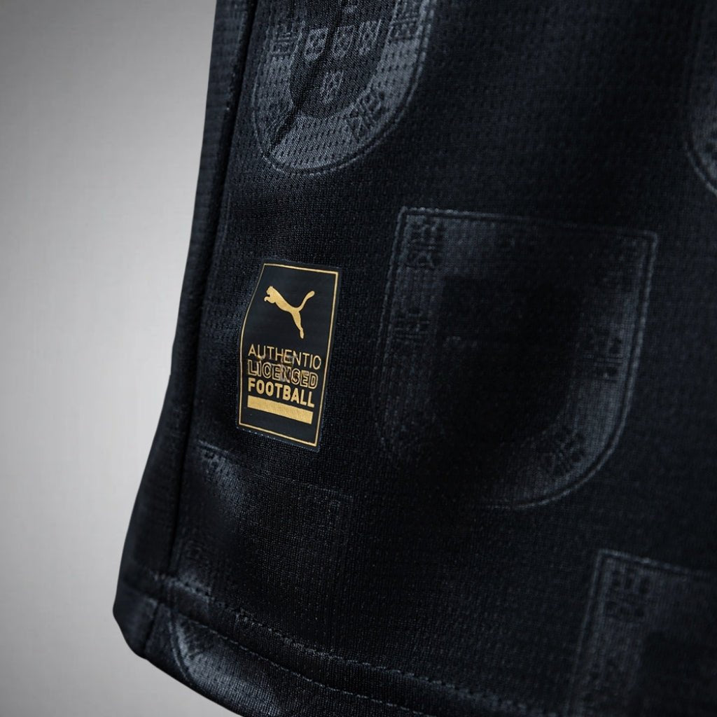 2026 Portugal "Black Panther" Kids Size Kit from FootballPrestige.shop - Premium Concept kits