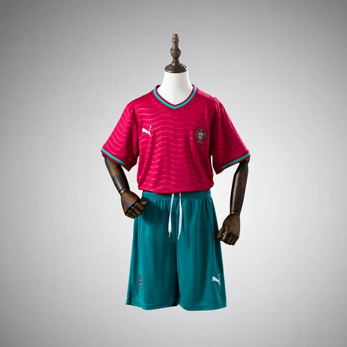 2026 Portugal Home Kids Size Kit from FootballPrestige.shop - Premium Concept kits