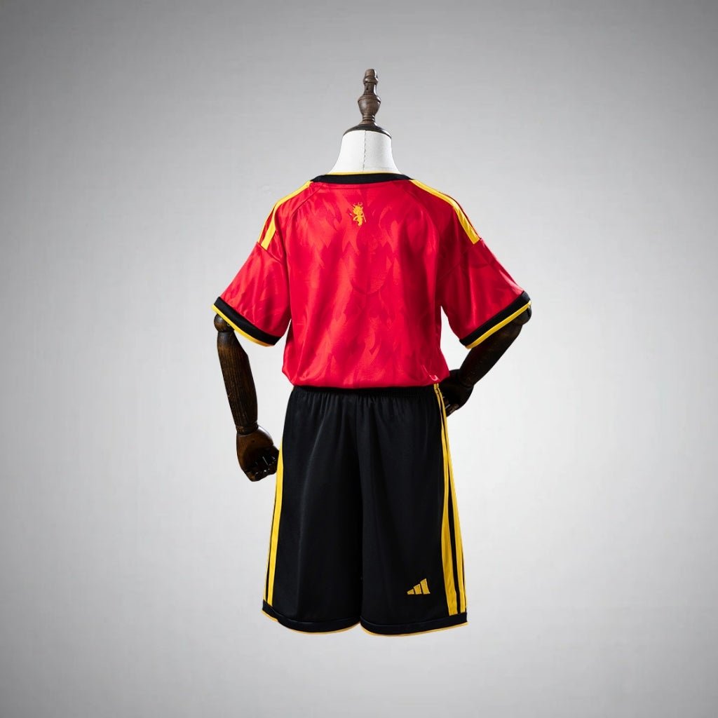 2026 Spain Home Kids Size Kit from FootballPrestige.shop - Premium Concept kits