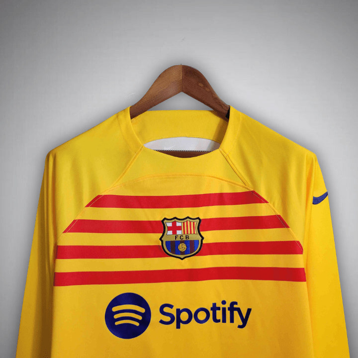 23/24 FC Barcelona Long Sleeve Away Kit