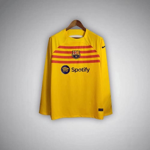 23/24 FC Barcelona Long Sleeve Away Kit