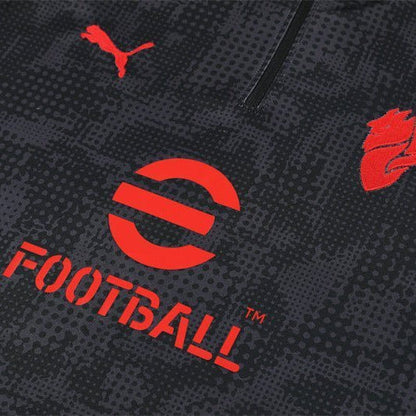 25/26 AC Milan Training Black Kids Size Tracksuit