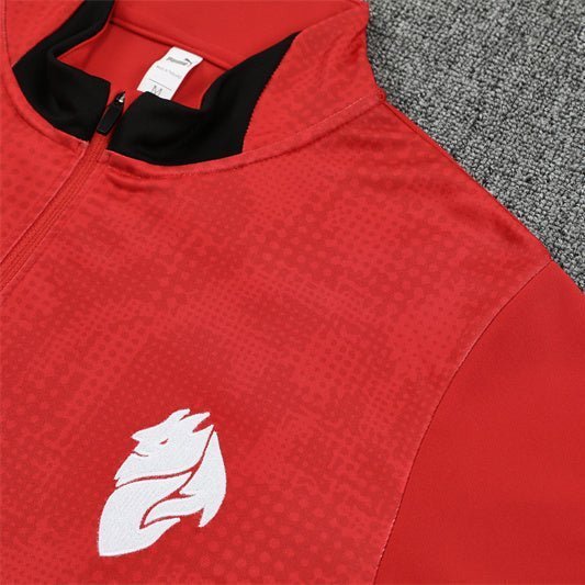 25/26 AC Milan Training Red Tracksuit from FootballPrestige.shop - Premium Concept kits