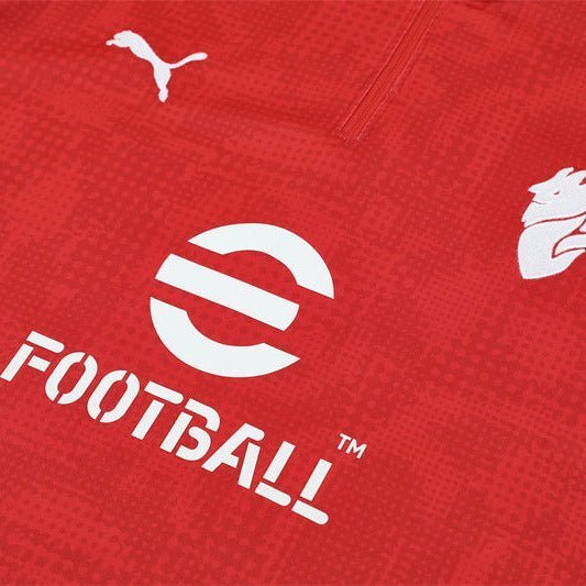 25/26 AC Milan Training Red Tracksuit from FootballPrestige.shop - Premium Concept kits
