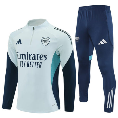 25/26 Arsenal Training White Kids Size Tracksuit