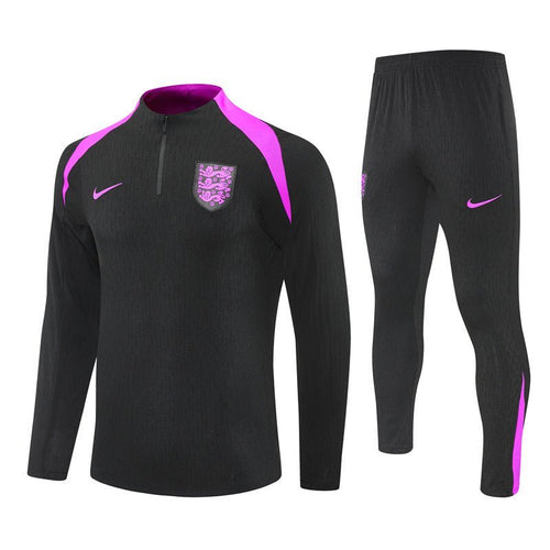 25/26 England Training Black Tracksuit