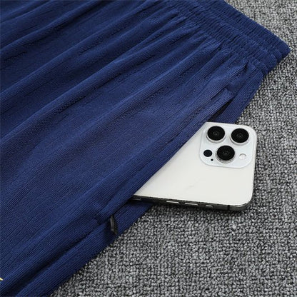 25/26 FC Barcelona Half Zip Training Blue/Purple Kids Size Tracksuit