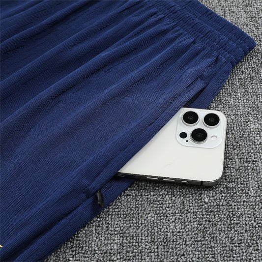 25/26 FC Barcelona Half Zip Training Blue/Purple Tracksuit