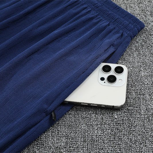 25/26 FC Barcelona Half Zip Training Purple/Blue Kids Size Tracksuit