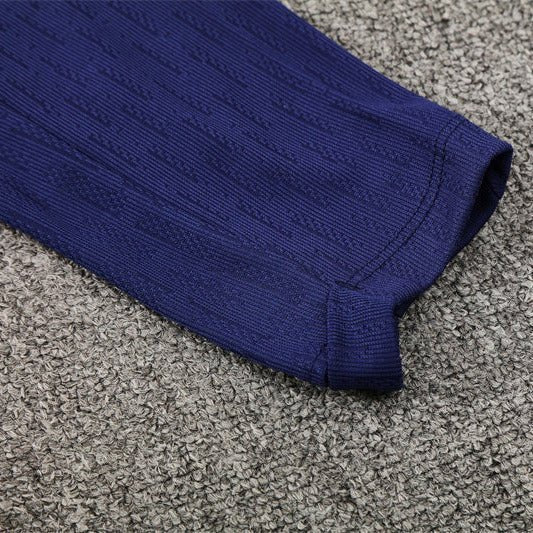 25/26 FC Barcelona Training Blue/Orange Kids Size Tracksuit