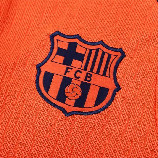 25/26 FC Barcelona Training Orange/Blue Kids Size Tracksuit