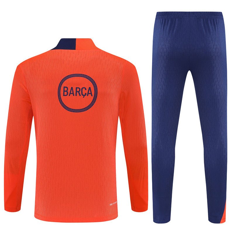 25/26 FC Barcelona Training Orange/Blue Tracksuit