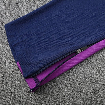 25/26 FC Barcelona Training Purple/Blue Tracksuit