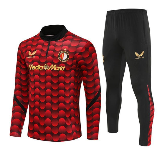 25/26 Feyenoord Pre - Match Home Kids Size Tracksuit