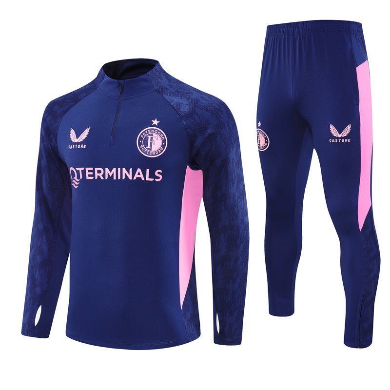 25/26 Feyenoord Training Blue Tracksuit