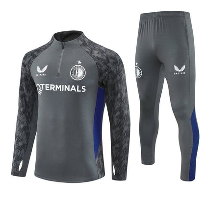 25/26 Feyenoord Training Grey Tracksuit