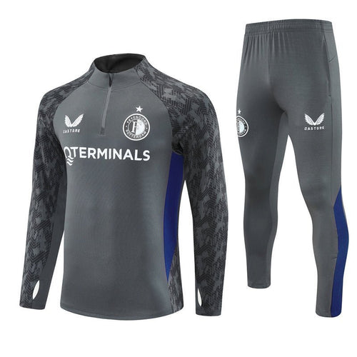 25/26 Feyenoord Training Grey Tracksuit