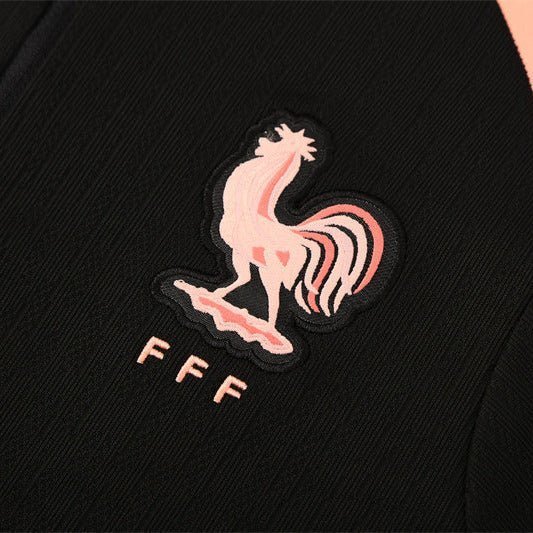 25/26 France Training Black/Light Pink Tracksuit