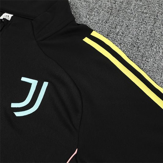 25/26 Juventus Training Black Kids Size Tracksuit