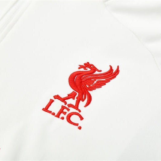 25/26 Liverpool Training White Kids Size Tracksuit