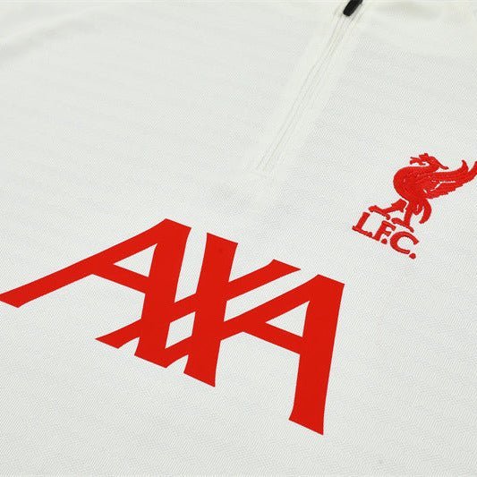 25/26 Liverpool Training White Kids Size Tracksuit