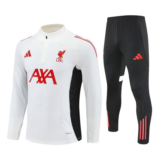 25/26 Liverpool Training White Tracksuit