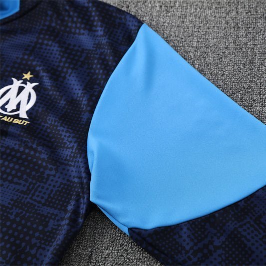 25/26 Marseille Training Navy Blue Kids Size Tracksuit