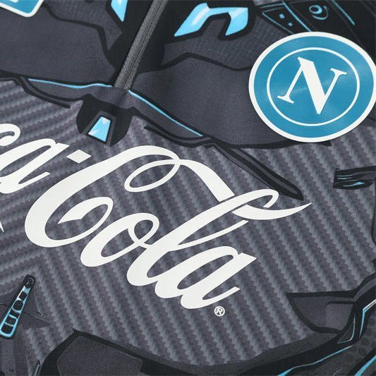 25/26 Napoli Training Black Kids Size Tracksuit