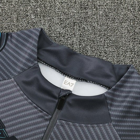 25/26 Napoli Training Black Kids Size Tracksuit