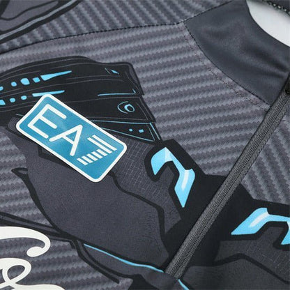 25/26 Napoli Training Black Kids Size Tracksuit