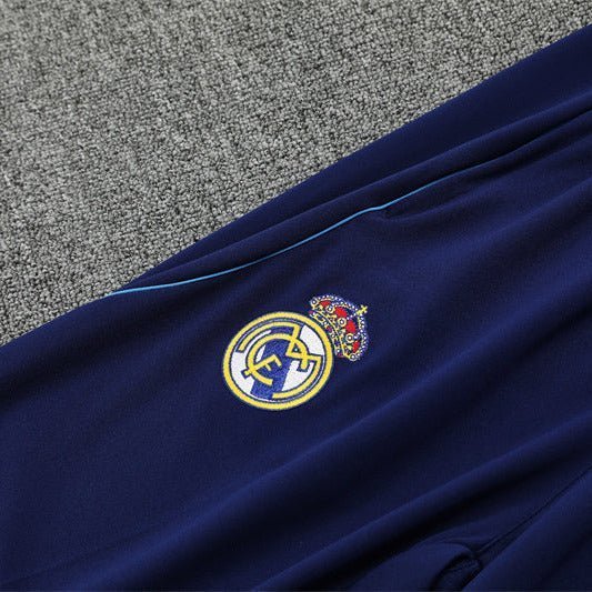 25/26 Real Madrid Training Blue Kids Size Tracksuit