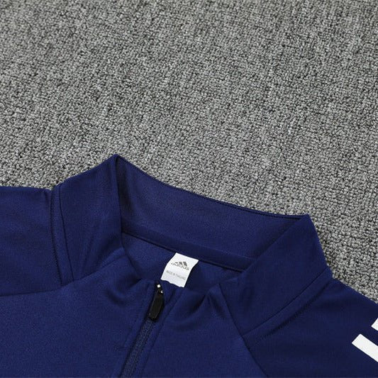 25/26 Real Madrid Training Blue Tracksuit