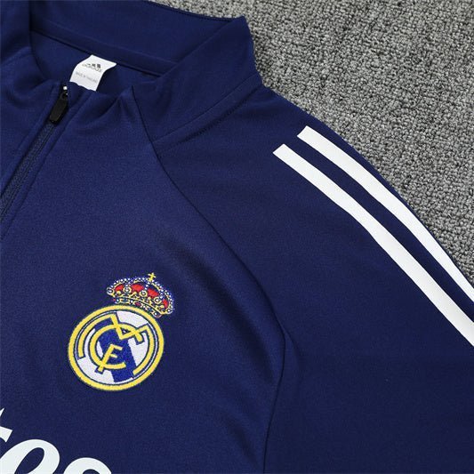 25/26 Real Madrid Training Blue Tracksuit