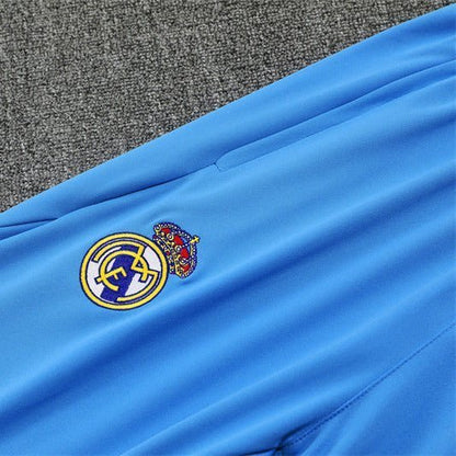 25/26 Real Madrid Training Light Blue Tracksuit
