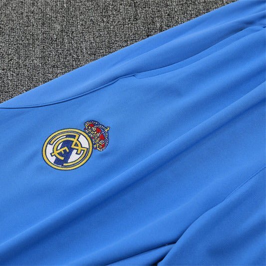 25/26 Real Madrid Training White/Light Blue Kids Size Tracksuit