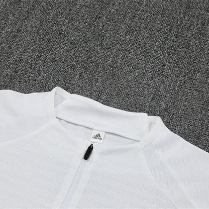 25/26 Real Madrid Training White/Light Blue Kids Size Tracksuit